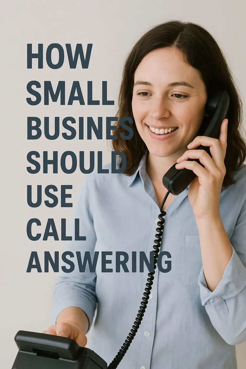 How small businesses should use call answering